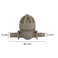 ；【‘； 1/4 Inch Hang Anti-Drip Device Drip-Proof Water Shut Off Irrigation Valve Garden Irrigation Micro-Nozzle Drip Fittings 15 Pcs