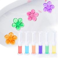 Multi-scented Flower Shape Toilet Bowl Cleaning Gel Remove Fresh Dirt Fragrance Cleaner Lasting Air Long Toilet Deodorant S0T8