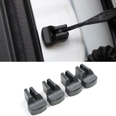 ❀℡ 4pcs For Ford Edge 2015-2018 Door Convex Buckle Limiter Door Lock Cover Stopper Protector Clip Trim car styling Accessories