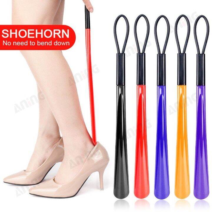 1PCS Professional long Shoe Lifter 50cm Shoe Horns Plastic Shoe Horn
