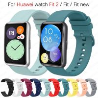 สายนาฬิกาข้อมือซิลิโคน แบบเปลี่ยน สําหรับ Huawei fit 2 fit fit