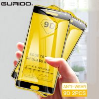 【Unbreakable】2 Pcs 9D 9H Full Cover Tempered Glass สำหรับ Samsung Galaxy A6 A7 A8 Plus A9 2018 J4 J6 Plus J3 J7 J8 2018หน้าจอป้องกันฟิล์ม