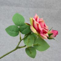 【YF】■  new rose artificial flowers 2 head Plastic Floral Hotel Wedding Bouquet цветы для декора мелкие