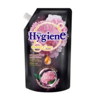 ( X 4 )  *Free delivery* HYGIENE Concentrated Fabric Softener Peony Bloom Scent 490 ml. *ส่งฟรี* ไฮยีน น้ำยาปรับผ้านุ่มสูตรเข้มข้นพิเศษ กลิ่นพีโอนีบลูม 490 มล.