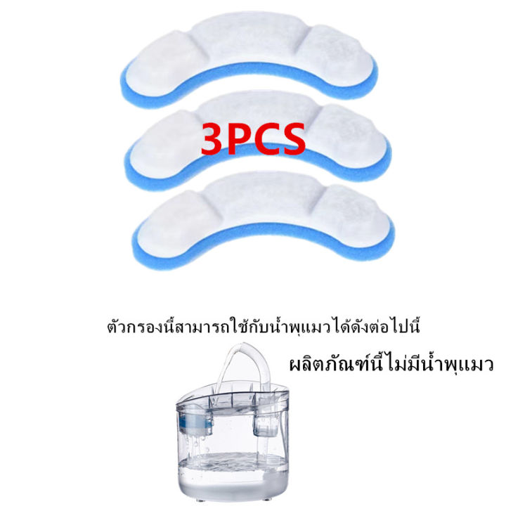 ส่งจากประเทศไทย-รุ่นต่างๆ-แผ่นกรองน้ําพุแมว-ไส้กรองน้ำพุแมว-ฟิลเตอร์น้ำพุแมว-อะไหล่น้ำพุแมว-ตัวกรองน้ำพุแมว