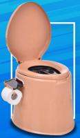 สุขาเคลื่อนที่ ชักโครกเคลื่อนที่ ชักโครกพกพา Portable toilet ขนาด 41x49x37.5cm. ความจุ 5.5 ลิตร