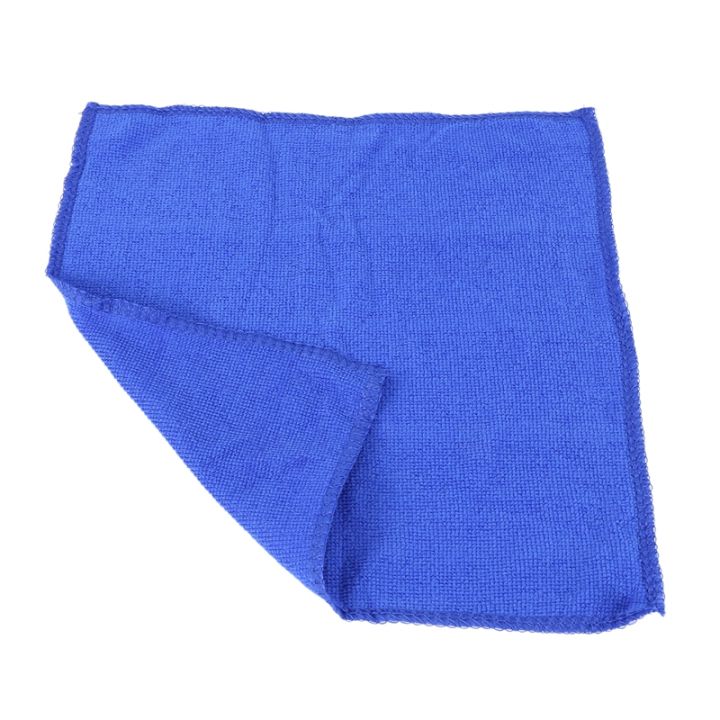 20pcs-absorbent-microfiber-towel-car-home-kitchen-washing-clean-wash-cloth-blue
