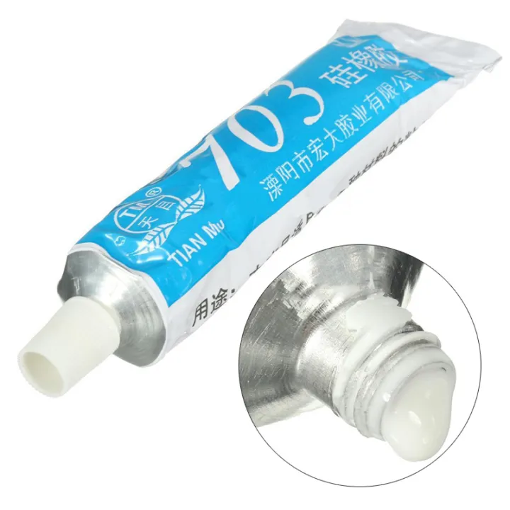 1pc NEW White Silicone Rubber 703 High Temperature Sealant Adhesive