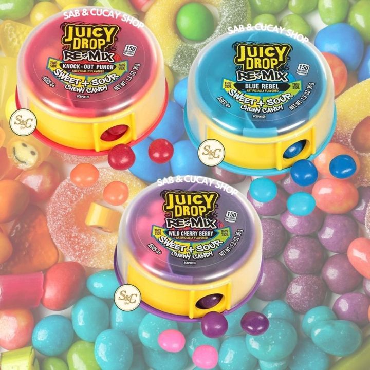 Juicy Drop Re-Mix Sweet Sour Chewy Candy Bites | Lazada PH