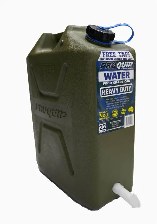 (READY STOCK) Pro Quip 22L Water Container Jerry Can. Free Water Tap
