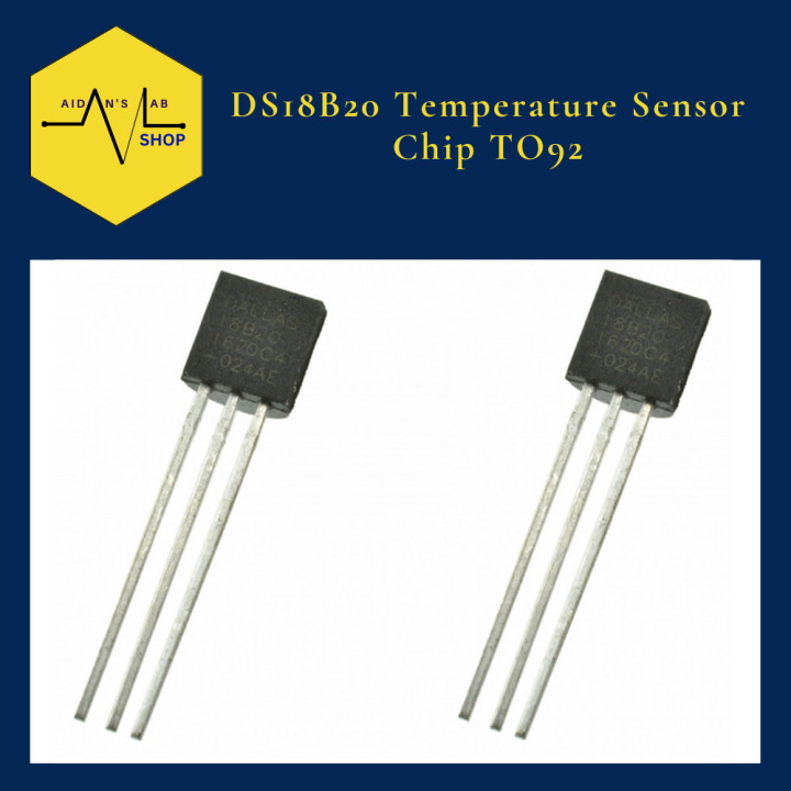 Ds18b20 Temperature Sensor Chip To92 Aidans Lab Lazada Ph