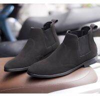 Chealsea Premium Beautiful Material Super Durable Suede Boots High Top Increasing Height 3cm Full size CB520-BUD (L)