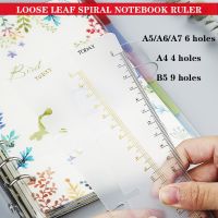 Ruler A4 B5 A5 A6 A7 gold PP Matt Frosted Planner Agenda Dokibook for 6 Holes Loose Leaf Spiral Notebook Organizer Note Books Pads