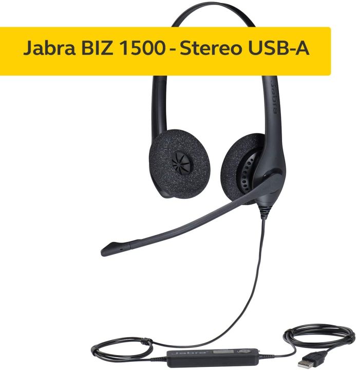 jabra-biz-1500-usb-duo-headset-ของแท้-ประกันศูนย์-2ปี