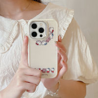 【Hot sales】 การ์ตูนญี่ปุ่นและเกาหลี heltty แอปเปิ้ล Hello 14Promax ขาตั้ง 13XR เคสศัพท์ใช้ได้