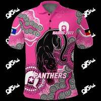 2023 NEW Style Panthers Rugby NAIDOC  Aboriginal Polo Shirtsize：XS-6XLNew product，Can be customization