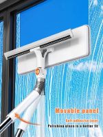 Joybos แปรงหน้าต่าง Window Squeegee ซิลิโคน Scraper Mop ชั้น 136 ซม. เครื่องมือทำความสะอาดมัลติฟังก์ชั่นใช้ในครัวเรือนทำความสะอาดหน้าต่าง-fi9o