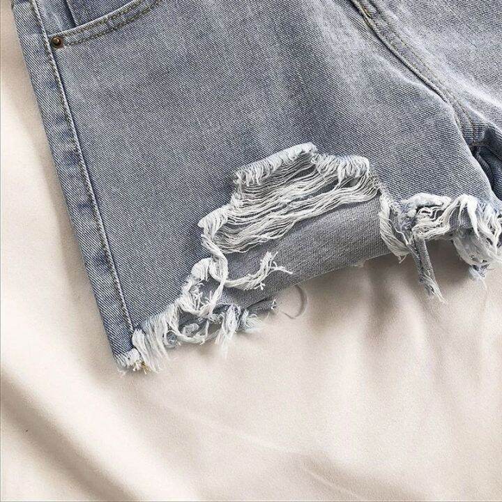 casual-high-waist-denim-shorts-women-summer-plus-size-pocket-tassel-hole-ripped-jeans-short-female-femme-short-pants-women