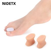 【CW】✧❐  2pcs 1pair Gel Toe Separator Foot Spacer Silicone Valgus Hallux Bunion Protector Orthopedic Corrector