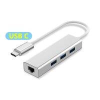 ฮับ USB ที่เป็นมิตรกับสิ่งแวดล้อมที่ขายดีที่สุดอะแดปเตอร์อีเทอร์เน็ต Gigabit เครือข่ายแลนถึง1000Mbps USB ไปยัง RJ45พร้อมพอร์ต USB3.0สำหรับอุปกรณ์คอมพิวเตอร์แล็ปท็อปแมคบุ๊ค