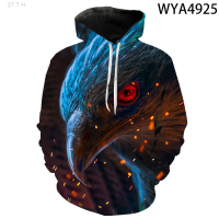 2023 New Eagle 3D Printed Hoodies Long Sleeve Men Women Children Fashion Pullover Sweatshirts Streetwear Boy Girl Kids Clothes Coattrend