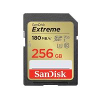 SanDisk Extreme SDXC Card 256GB ความเร็ว อ่าน 180MB/s เขียน 130MB/s (SDSDXVV-256G-GNCIN)