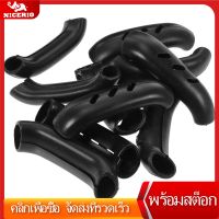 NICERIO 10PCS ที่จับที่ปฏิบัติได้ครอบคลุมฝาครอบกระทะที่จับหม้อหม้อปลอกแขนเสื้อที่ไม่ลื่นลื่น