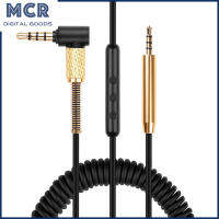 สายสปริงสายไฟต่ออะไหล่สายสัญญาณเสียง MCR ที่เข้ากันได้สำหรับ Qc45 Qc35 Qc25หูฟัง Oe2i Oe2 700