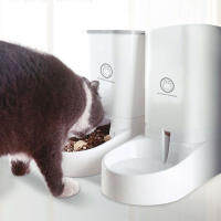 3.8L ขนาดใหญ่ความจุ Cat อาหารอัตโนมัติ Water Dispenser Fountain ชามขวด Dog Cat Drinker Feeder Dog ดื่ม Supplies