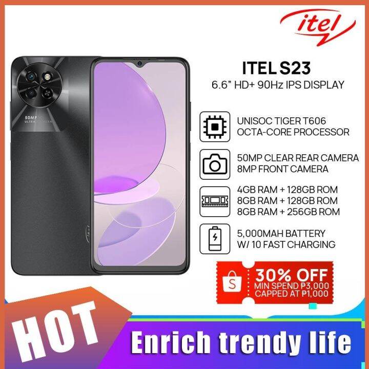 Itel S23 Smartphone 4gb 128gb/8gb 128gb/8gb 256gb Unisoc T606 6.6 Hd ...