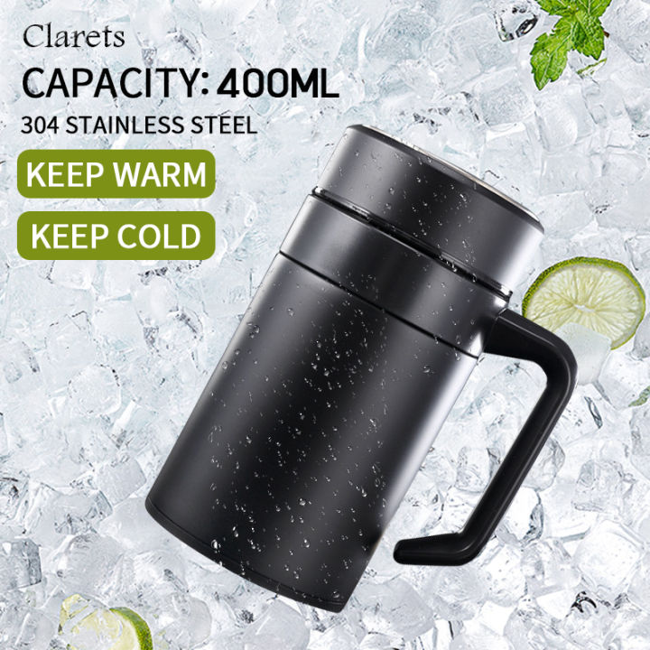 Stainless 304 Steel Vacuum Cup - 400ml