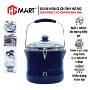 Nồi ủ Inox giữ nhiệt chân không đa năng Hoàng Gia cao cấp 7L dùng cho bếp