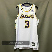 【High Quality】Mens 2022-23 New Original NBA Los Angeles Lakers #3 Anthony Davis Jersey Association Edition White Swingman Heat-pressed