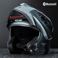 【LZ】✚❆  Virtude capacete masculino e feminino adulto completo capacete lente dupla bluetooth descobrir capacete da motocicleta correndo capacete de segurança capacete