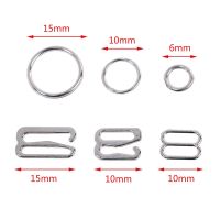 【cw】 100pcs/Lot Adjustment Metal Sliders Rings Accessories 6/10/15mm ！