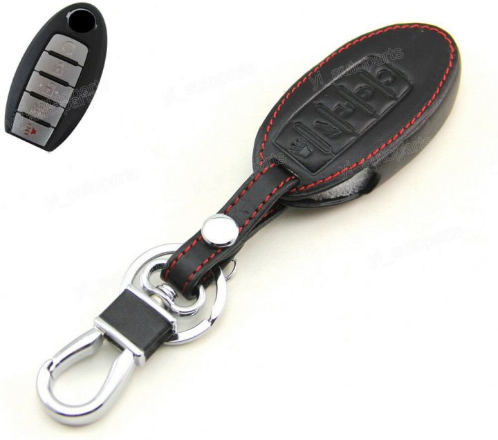 leather-case-cover-holder-fit-for-nissan-altima-pathfinder-remote-smart-key-5-buttons-kr5s180144014-s180144020