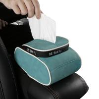 [Xiaofeitian Auto Supplies] Visor Tissue Holder For Car Sun Visor Napkin Holder Car Tissue Box Auto Tissue Box Napkin Holder With Fasten Strap For Vehicle