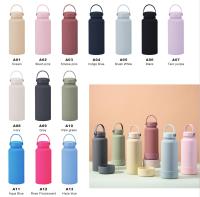 1L 32Oz Large Capacity Thermos Cup Double Wall Steel Water Bottle Thermos Bottle Keep Hot And Cold Insulated Vacuum Flask Sport