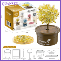 QUANSEN Crystal Growing Kit การศึกษาของเล่นคริสตัลวิทยาศาสตร์ทดลองของเล่นวิทยาศาสตร์ชุด