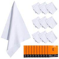 K F Concept 10 Pcs Microfiber Cleaning Cloths Individually Vacuum Wrapped for Camera Lens Cell Phones LCD Screens and More