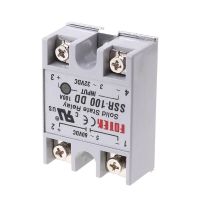 SSR-100 DD โมดูลโซลิดสเตทรีเลย์100A 3-32V DC อินพุต5-60V DC เอาท์พุตรีเลย์ขายส่งและ Dropshipping