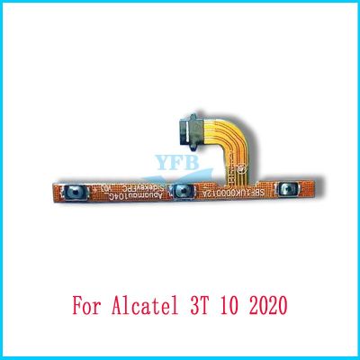 สำหรับ Alcatel 3T 10 2020 8094 8094X 8094เมตร8 9027 9032ปุ่มปรับระดับเสียงสวิตช์ควบคุม LPX3762คีย์ด้านข้างสายเคเบิลงอได้