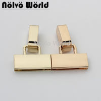 10-50 pieces 2 colors rectangle shape metal bag hanger connector for suitcase luggage briefcase accessories