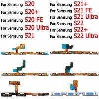 ปุ่มเปิดปิดปริมาณใบ้เหมาะสำหรับ Samsung Galaxy S20 S20 FE + S21 S21พลัส + S22 S22อัลตร้า5กรัม + อะไหล่สำรองสำรองสำรองสำรองไฟอ่อน