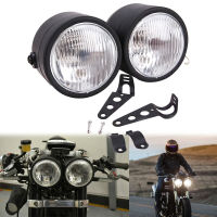 【Headlight Accessories】Universal Twin ไฟหน้ารถจักรยานยนต์คู่สำหรับฮาร์เล่ย์