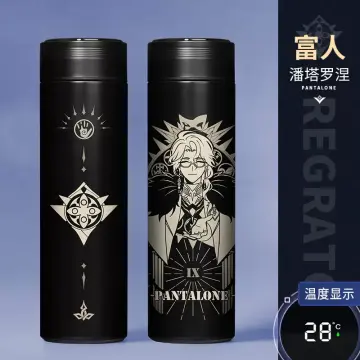 TANSHOW Genshin Impact Thermos Water Bottle Merch 13.5 Ounce Stainless  Steel Anime Kids Insulated Reusable Water Bottle (keqing)