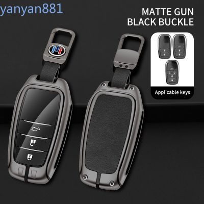 Zinc Alloy Leather Car Key Cover Case For Toyota RAV4 Highland Coralla Hilux Fortuner Land Cruiser Camry Crown Accessories