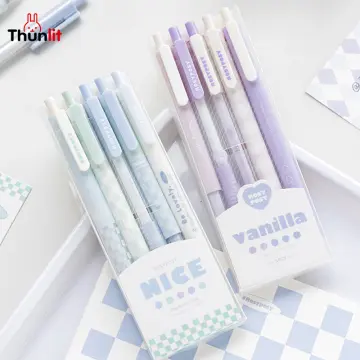 Thunlit Colored Gel Pen 0.38mm 10-color Set Gel Pens for Students Smooth  Writing