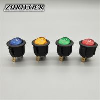 20mm KCD1 Led Switch 10A 12V Light Power Switch Car Button Lights ON/OFF 3pin Round Rocker Switch
