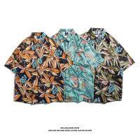 เสื้อฮาวาย เสื้อเชิ้ต hawaii เชิ๊ตเกาหลี สินค้ามาใหม่ ผ้านิ่มขึ้น สไตล์เกาหลีมาแรง พร้อมส่ง รุ่น 3128 〖QYUE〗